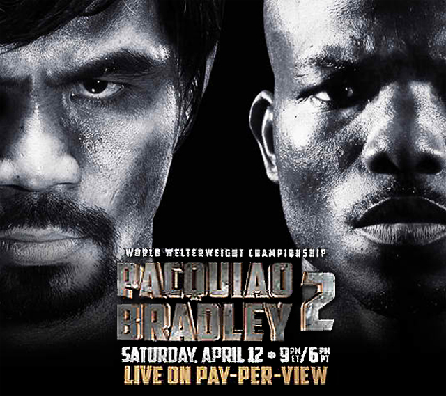 Pacquiao-Bradley 2 on HBO Pay-Per-View, Top Rank TV