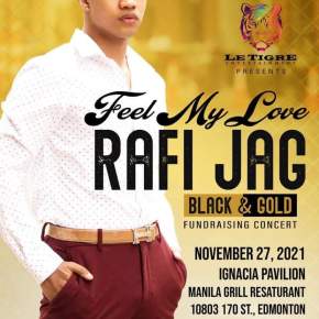Rising star Rafi Jag performs tonight at Manila Grill
